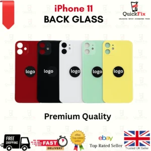 For iPhone 11 Replacement Back Glass Rear Glass Battery Cover Big Hole