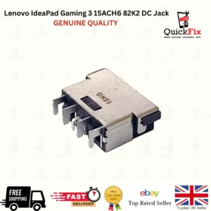 For Lenovo IdeaPad Gaming 3 15ACH6 82K2 DC Jack Charging Power Port Socket