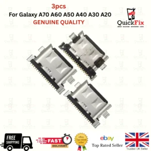 3X OEM Charging Port Samsung Galaxy A70 A60 A50 A40 A30 A20 A405 A305 A50S A70S