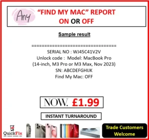 MACBOOK/iMac Find My Mac FMM FMI Checker Activation lock check ⭐️ serial