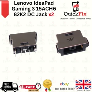 Lenovo IdeaPad Gaming 3 15ACH6 82K2 DC Jack Charging Power Port Socket x2
