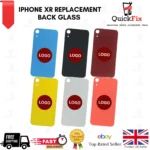 iPhone XR Replacement Back Glass Rear Glass Battery Cover Big Hole