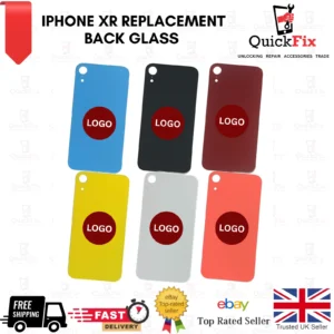 iPhone XR Replacement Back Glass Rear Glass Battery Cover Big Hole