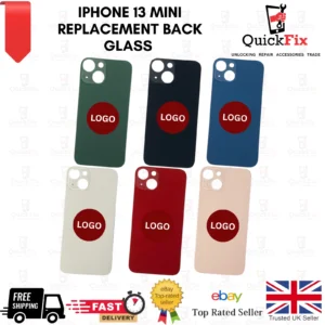 iPhone 13 Mini Replacement Back Glass Rear Glass Battery Cover Big Hole