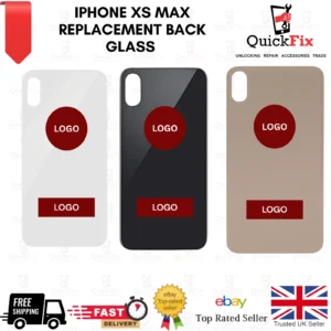 iPhone XS Max Back Glass Battery Cover Replacement With Logo