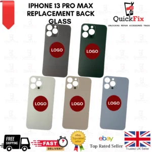iPhone 13 Pro Max Replacement Back Glass Rear Glass Battery Cover Big Hole