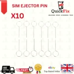 10Pcs/lot Long Universal Sim Card Tray Ejector Pin Key Removal Tool