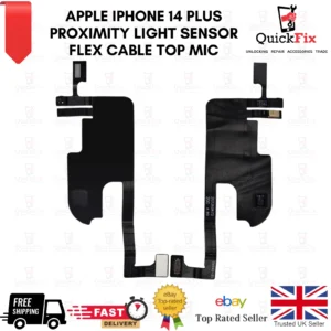 For Apple iPhone 14 Plus Proximity Light Sensor Flex Cable Top Mic