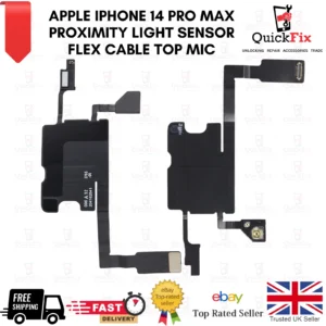 For Apple iPhone 14 Pro Max Proximity Light Sensor Flex Cable Top Mic