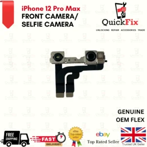 For Apple iPhone 12 Pro Max Replacement Front Camera High Quality Part UK Stock