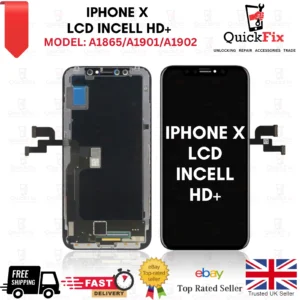 For Apple iPhone X 3D TOUCH Black LCD OLED QUALITY Screen Replacement