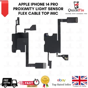 For Apple iPhone 14 Pro Proximity Light Sensor Flex Cable Top Mic