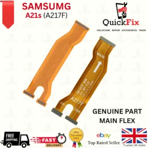 Samsung Galaxy A21s SM-A217F main board sub PCB flex ribbon cable Genuine A217/F