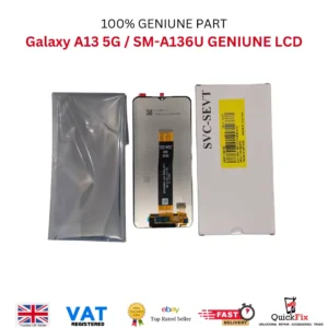 SAMSUNG GALAXY A13 5G/SM-A136U 100% ORIGINAL SERVICE PACK LCD BLACK GENUINE