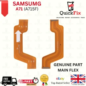 Samsung Galaxy A71 SM-A715F main board sub PCB flex ribbon cable Genuine A715