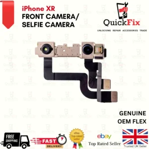 iPhone XR OEM Replacement Dual Front Camera Ambient Proixmity Sensor Mic Flex UK