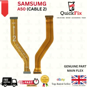 Genuine Samsung A50 Main Motherboard Flex Cable 2 - Original OEM Part