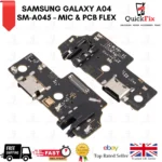 Samsung Galaxy A04 (SM-A045) Charging Port Dock PCB Microphone Replacement