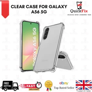 For Samsung Galaxy A56 – Shockproof Silicone Gel with Reinforced Bumper Corners