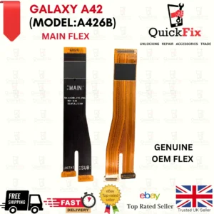 Samsung Galaxy A42 5G MAIN board-SUB USB PCB flex ribbon SM-A426B Genuine A426