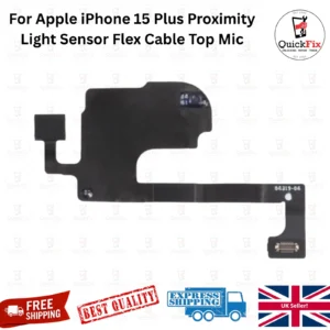 For Apple iPhone 15 Plus Proximity Light Sensor Flex Cable Top Mic