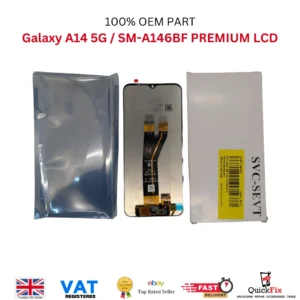 SAMSUNG GALAXY A14 5G /SM-A146B OEM LCD BLACK PREMIUM QUALITY UK STOCK