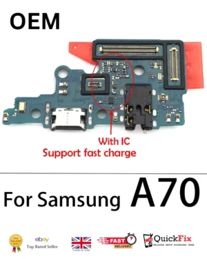 SAMSUNG GALAXY A70 SM-A705FN USB-C CHARGING PORT CONNECTOR BOARD Replacement UK