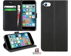 For iPhone 8/8 Plus/ SE/ SE 2023 Synthetic Leather Flip Wallet Case