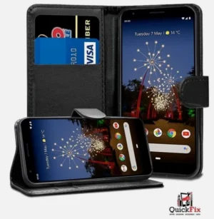 For Google Pixel 3 Flip Slim Wallet Book Phone Cover