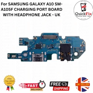 For SAMSUNG GALAXY A10 SM-A105F CHARGING PORT BOARD WITH HEADPHONE JACK - UK