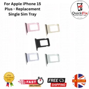 For Apple iPhone 15 Plus - Replacement Single Sim Tray