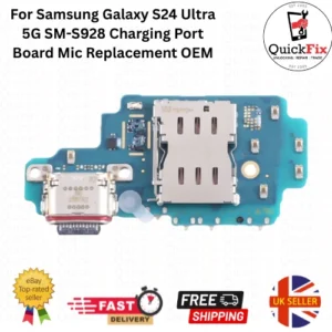 For Samsung Galaxy S24 Ultra 5G SM-S928 Charging Port Board Mic Replacement OEM