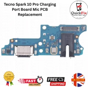 For Tecno Spark 10 pro Charging Port Board Mic PCB Replacement Part