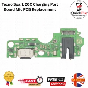 For Tecno Spark 20C Charging Port Board Mic PCB Replacement Part