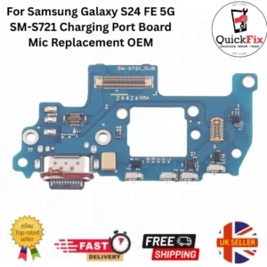 For Samsung Galaxy S24 FE 5G SM-S721 Charging Port Board Mic Replacement OEM
