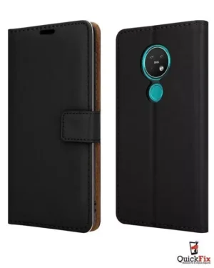 For Nokia 6.2 Case Synthetic Leather Flip Slim Wallet Book Phone Cover