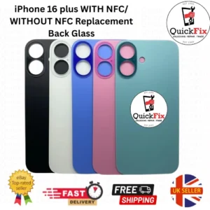 For iPhone 16 plus With NFC and without NFC Replacement Back
