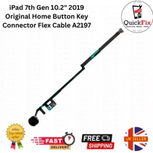 For iPad 7th Gen 10.2" 2019 Original Home Button Key Connector Flex Cable A2197