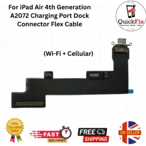 For iPad Air 4th Generation A2072 Charging Port Dock Connector Flex Cable