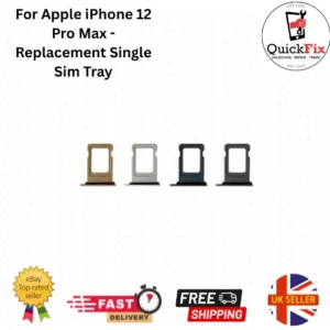 For Apple iPhone 12 Pro Max - Replacement Single Sim Tray