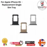 For Apple iPhone Xs - Replacement Single Sim Tray