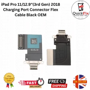For iPad Pro 11/12.9"(3rd Gen) 2018 Charging Port Connector Flex Cable Black OEM