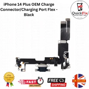 For iPhone 14 Plus OEM Charge Connector/Charging Port Flex - Black