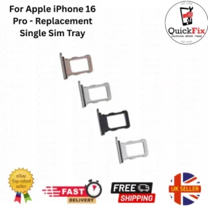 For Apple iPhone 16 Pro - Replacement Single Sim Tray