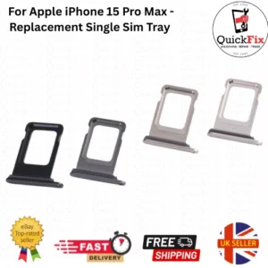 For Apple iPhone 15 Pro Max - Replacement Single Sim Tray