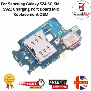 For Samsung Galaxy S24 5G SM-S921 Charging Port Board Mic Replacement OEM