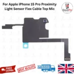 For Apple iPhone 15 Pro Proximity Light Sensor Flex Cable Top Mic